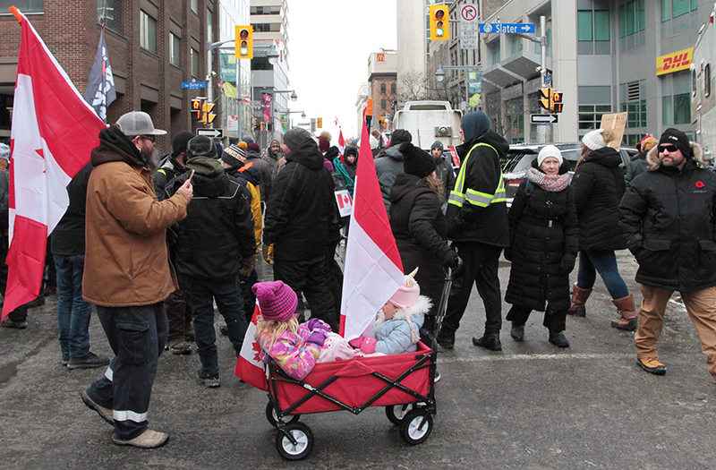 Freedom Convoy : Truckers Protest : Ottawa, Canada : Richard Moore : Photographer : Photojournalist